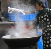 wok cooking in Taiwan