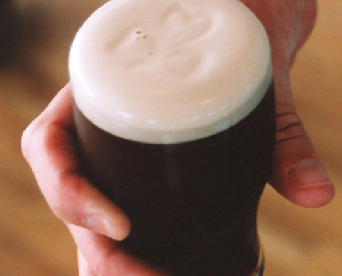 Guinness--romancing the Blarney Stone