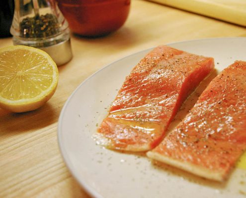 North Atlantic Salmon with Irish Butter Sauce