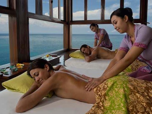Spa on the Rocks in Bali - a spectacular Thalasso spa 2 Massage at Spa on the Rocks