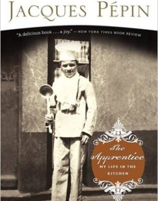Jacket cover for the food memoir The Apprentice