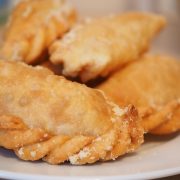 Fennel, Asparagus & Artichoke Vegetarian Empanadas Recipe 2 closeup of fennel and artichoke vegetarian empanadas | EatSomethingSexy.com