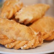 closeup of fennel and artichoke vegetarian empanadas | EatSomethingSexy.com