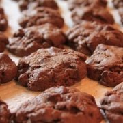 Espresso Chocolate Peanut Butter Chip Cookies