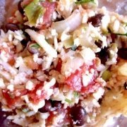 Spanish Cauliflower "Rice" and Beans