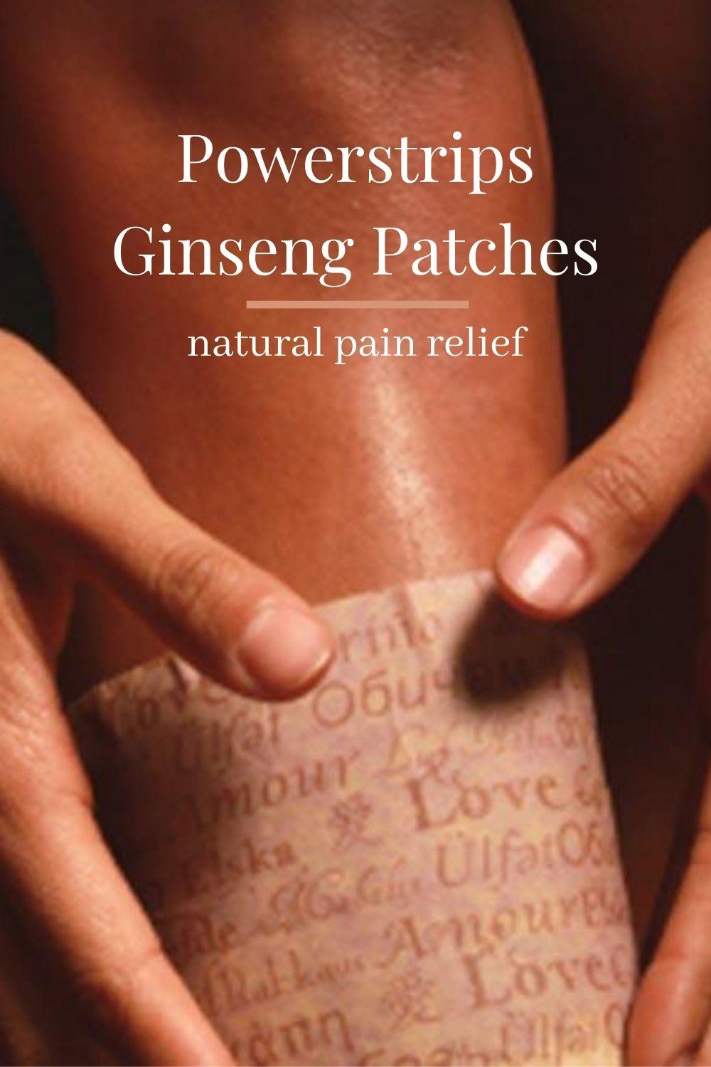 Powerstrips Ginseng Patches Graphic