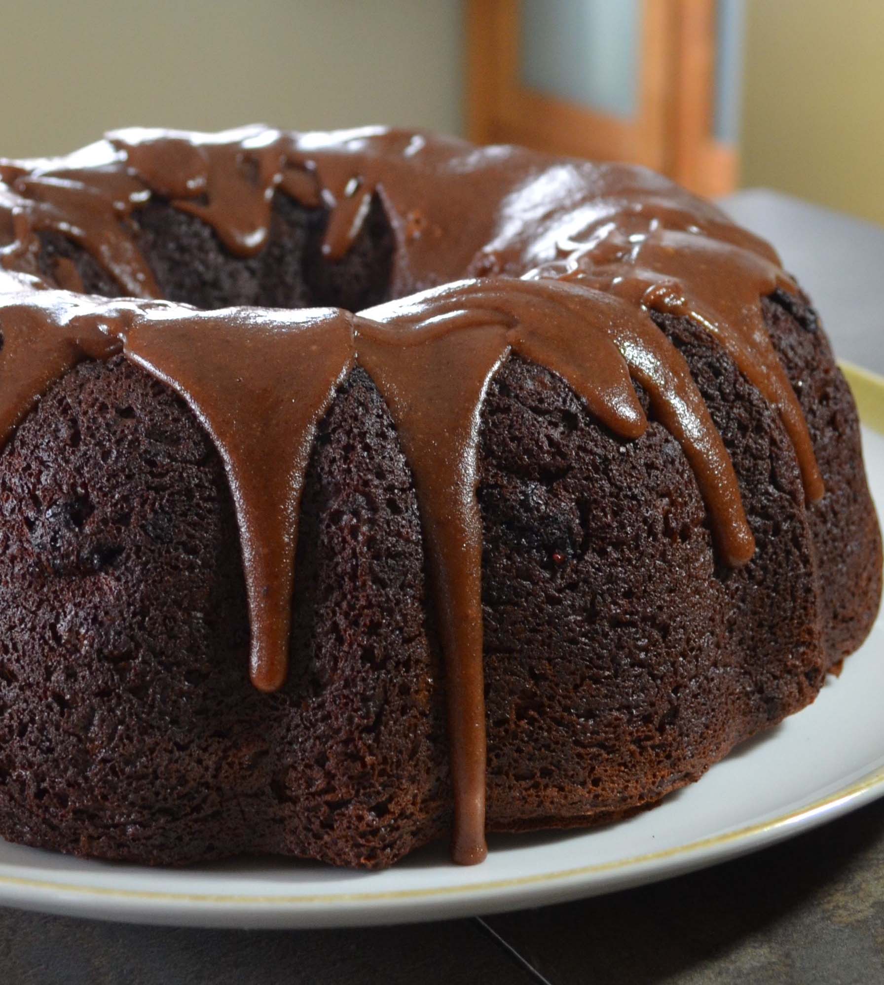 Romance Cake Recipe - a chocolate bundt cake for romantic occasions 1 romance chocolate cake recipe from EatSomethingSexy.com