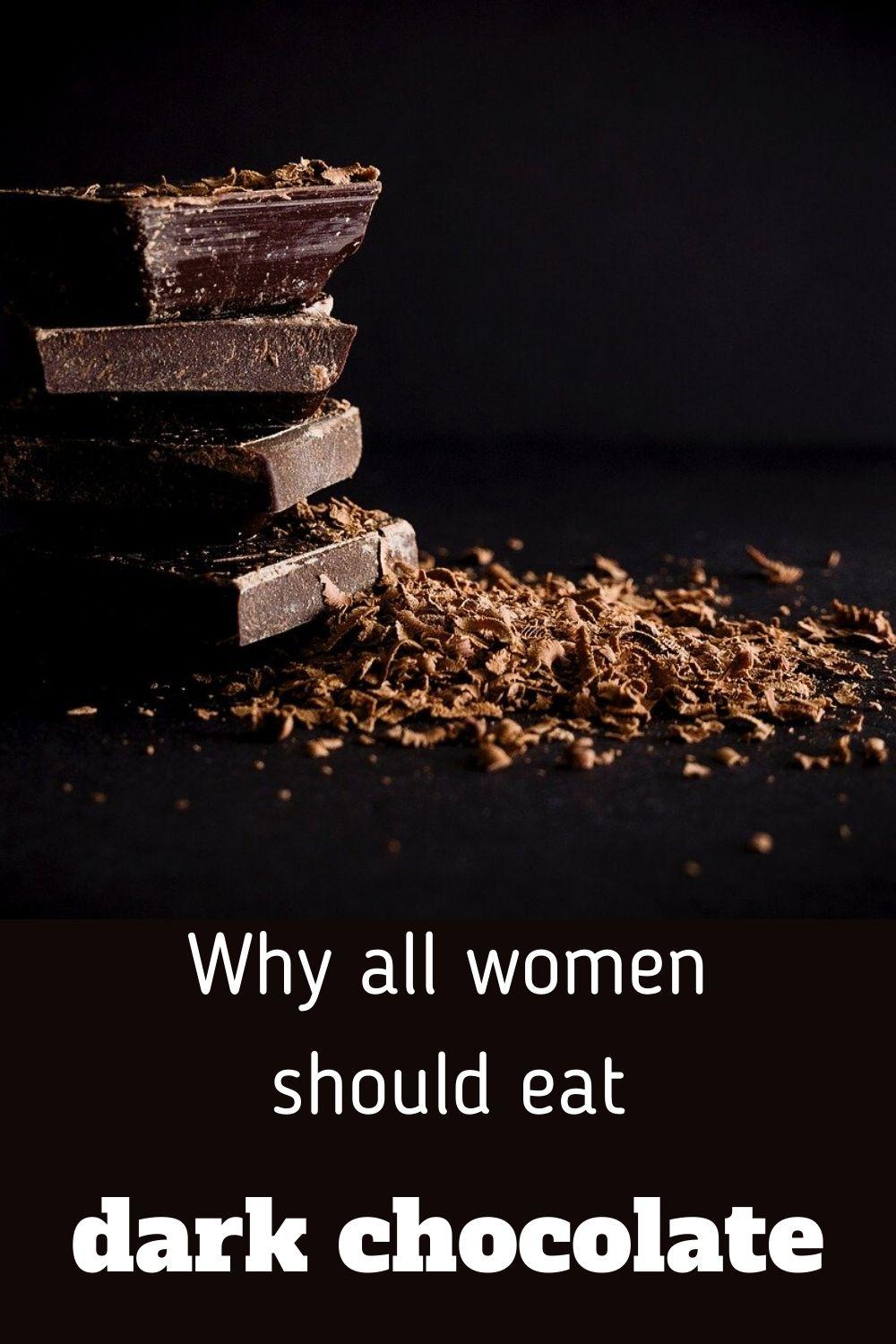 why all women should eat dark chocolate