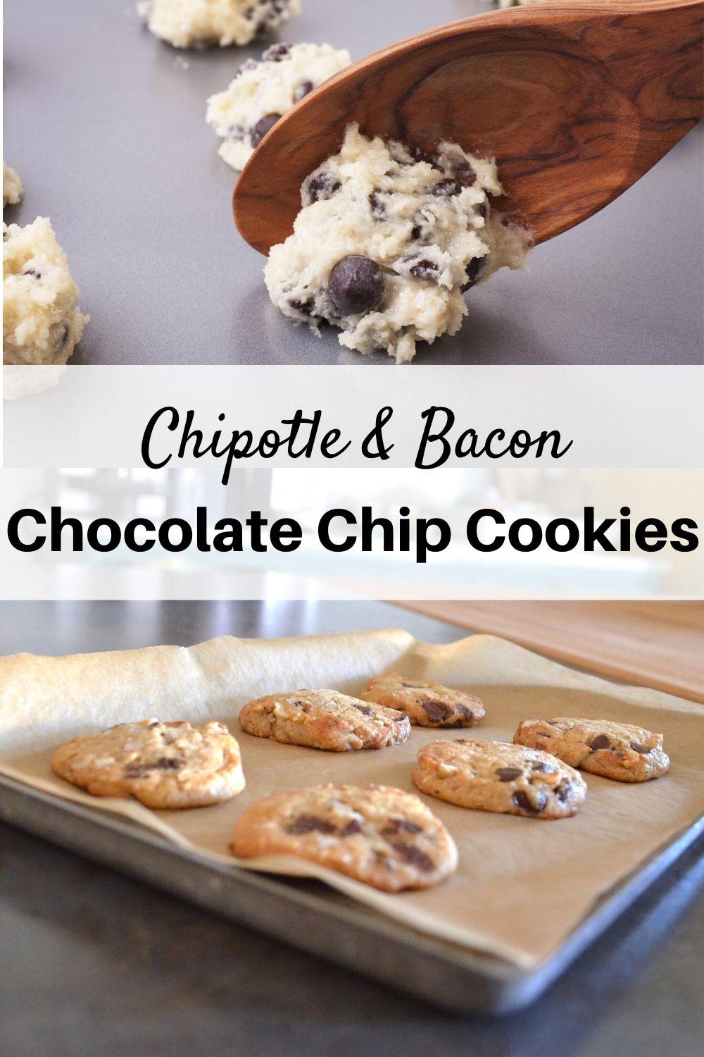 Chipotle and Bacon Chocolate Chip Cookies Pinnable Graphic
