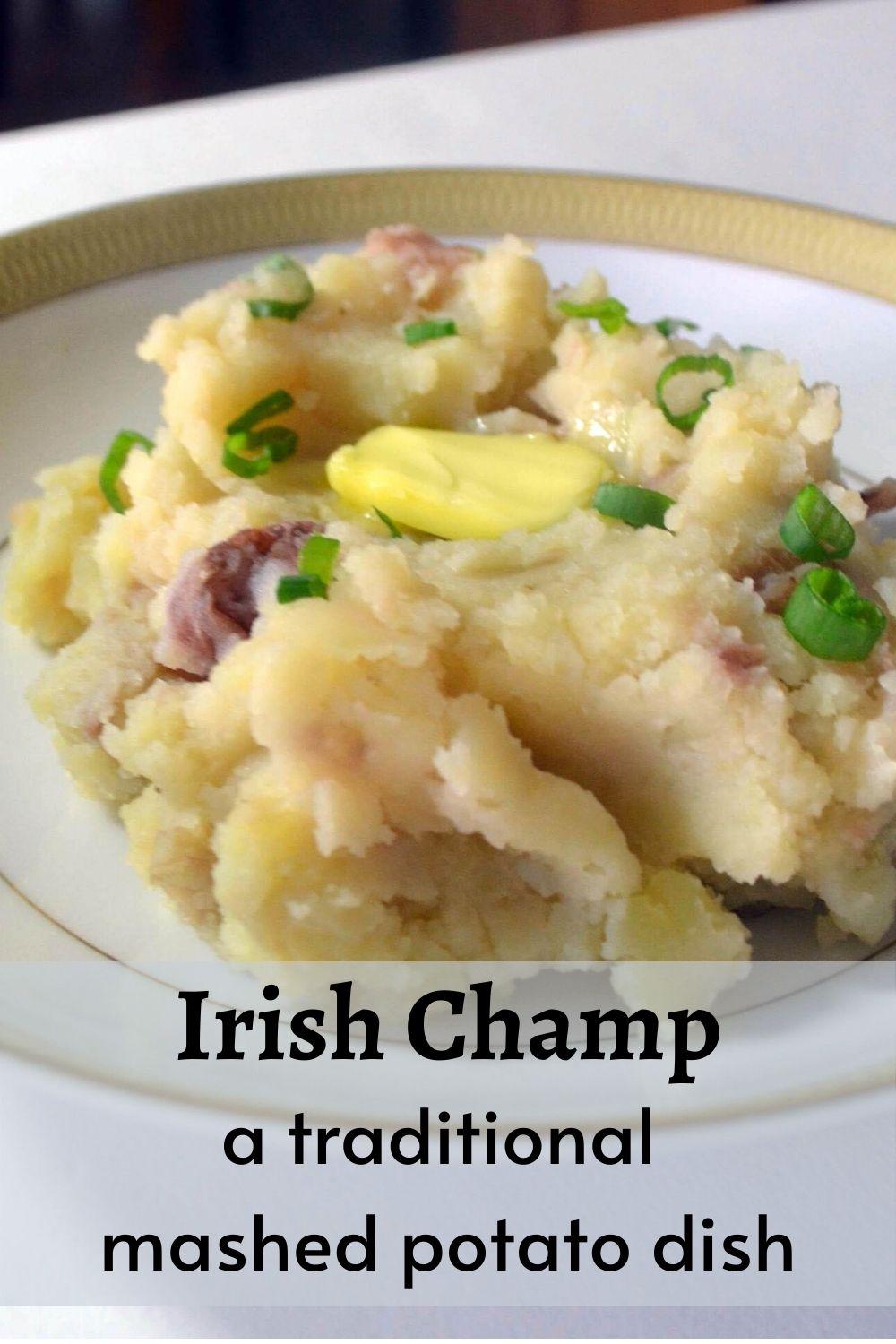 Champ - an Irish potato recipe