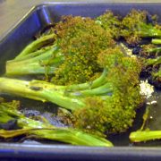 Roasted Broccoli with Black Garlic | EatSomethingSexy.com