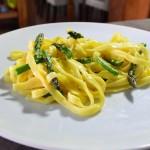 Vegetarian Linguine Recipe with Green Garlic & Asparagus 1
