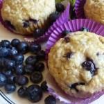 quinoa blueberry muffins