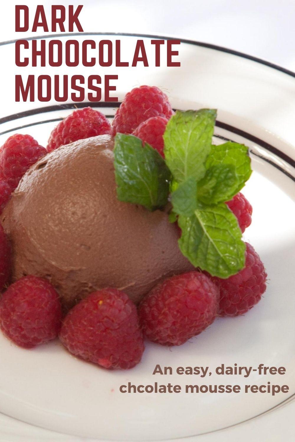 Dark Chocolate Mousse graphic