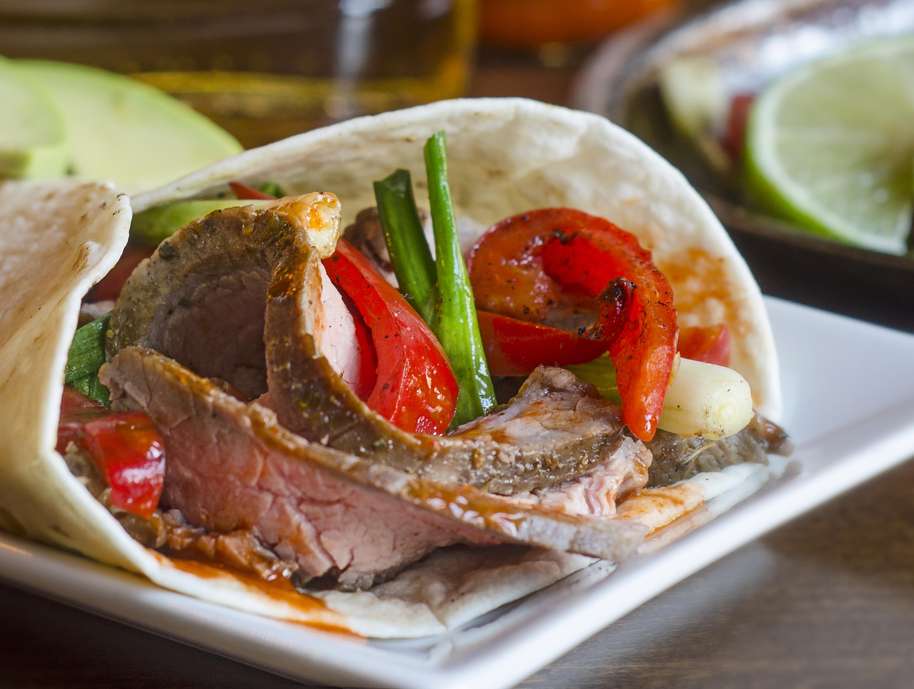 Ingrid Hoffman's Steak Fajitas