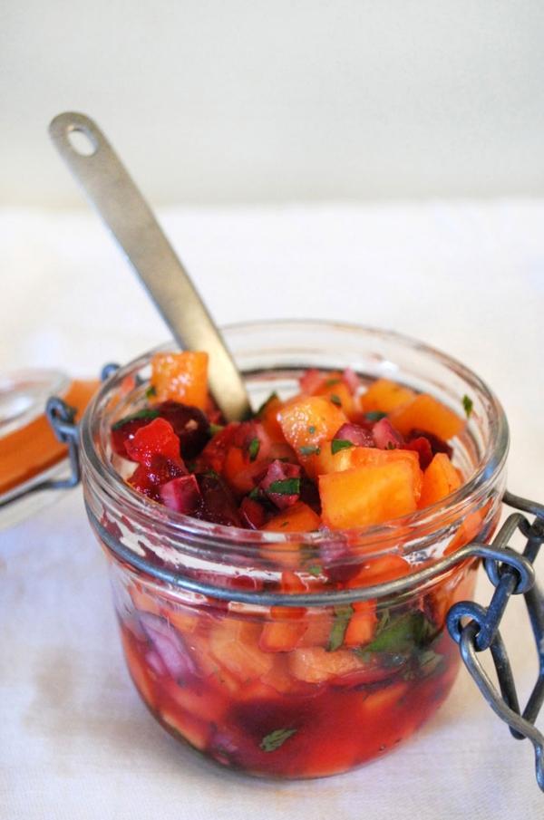 cranberry persimmon salsa