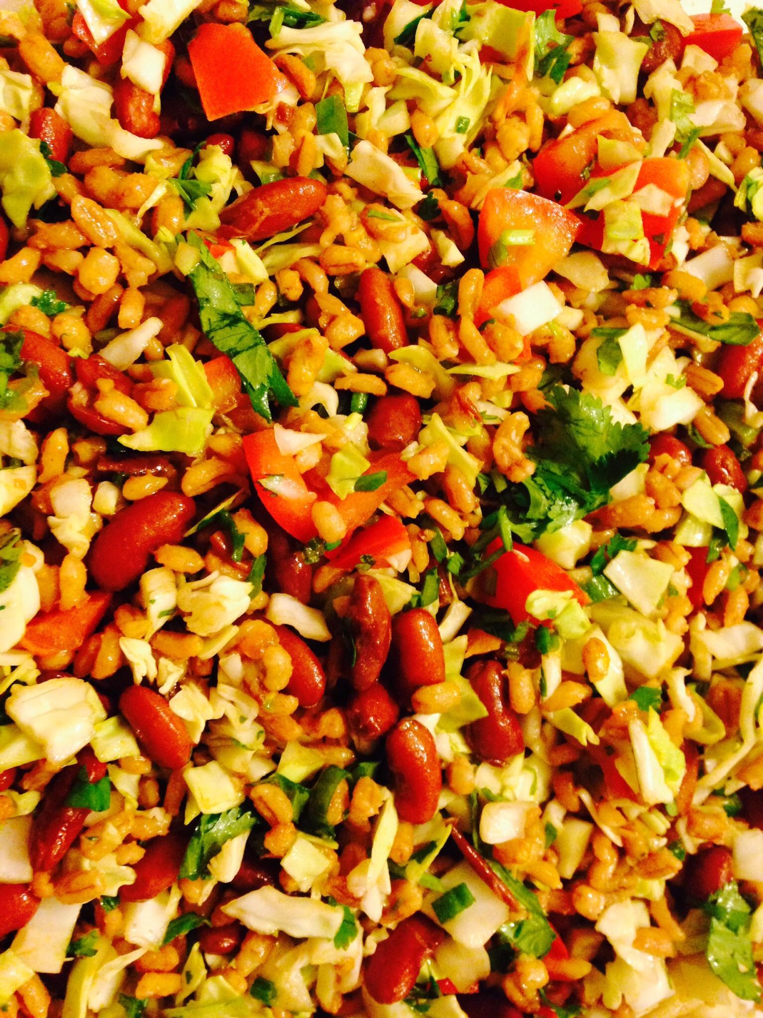 Barley and Bean Salad - a spicy, sexy spin on beans and rice 7 Barley and Bean Salad - a spicy, sexy spin on beans and rice 1