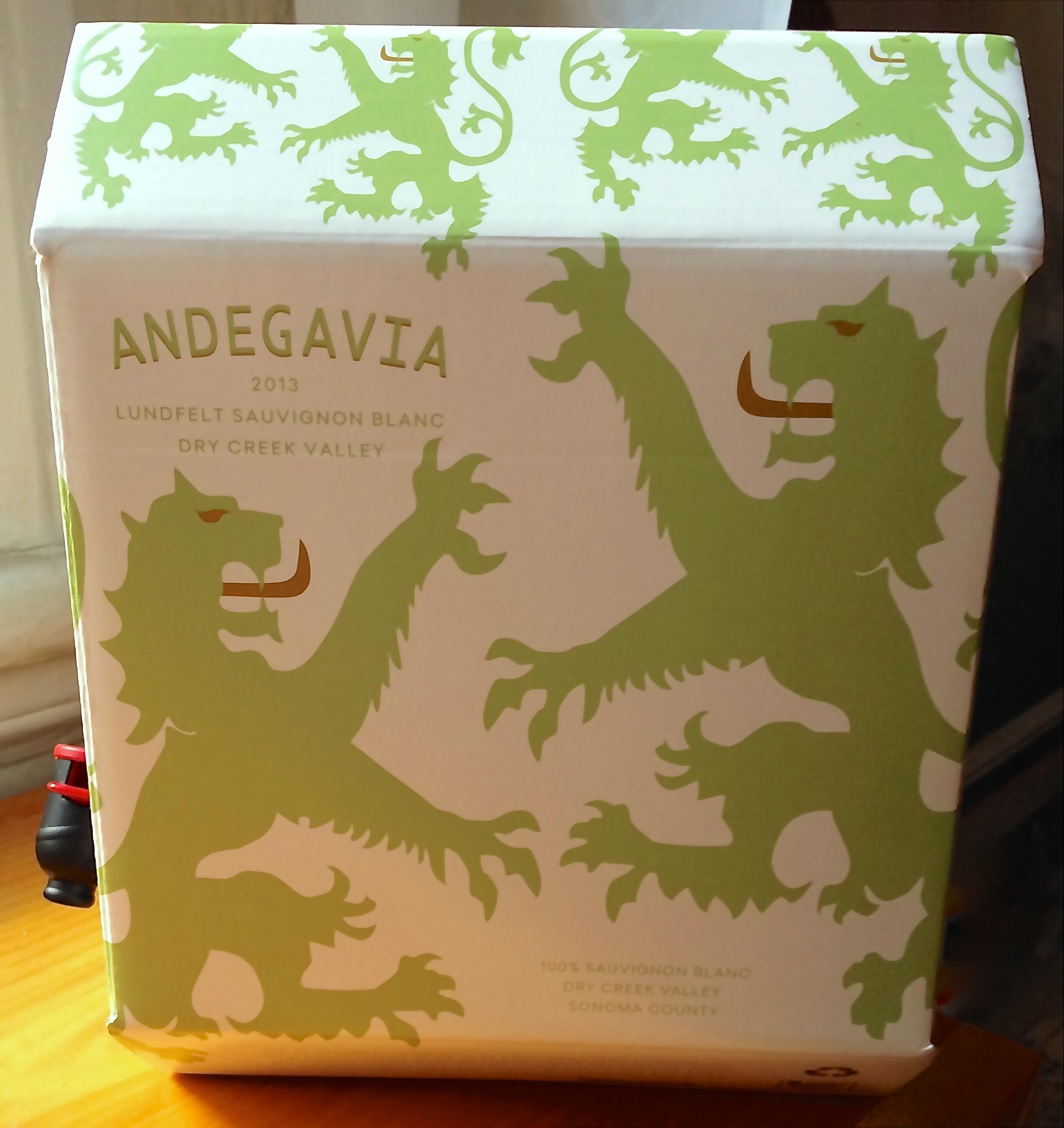 Andegavia Sauvignon Blanc cask shot