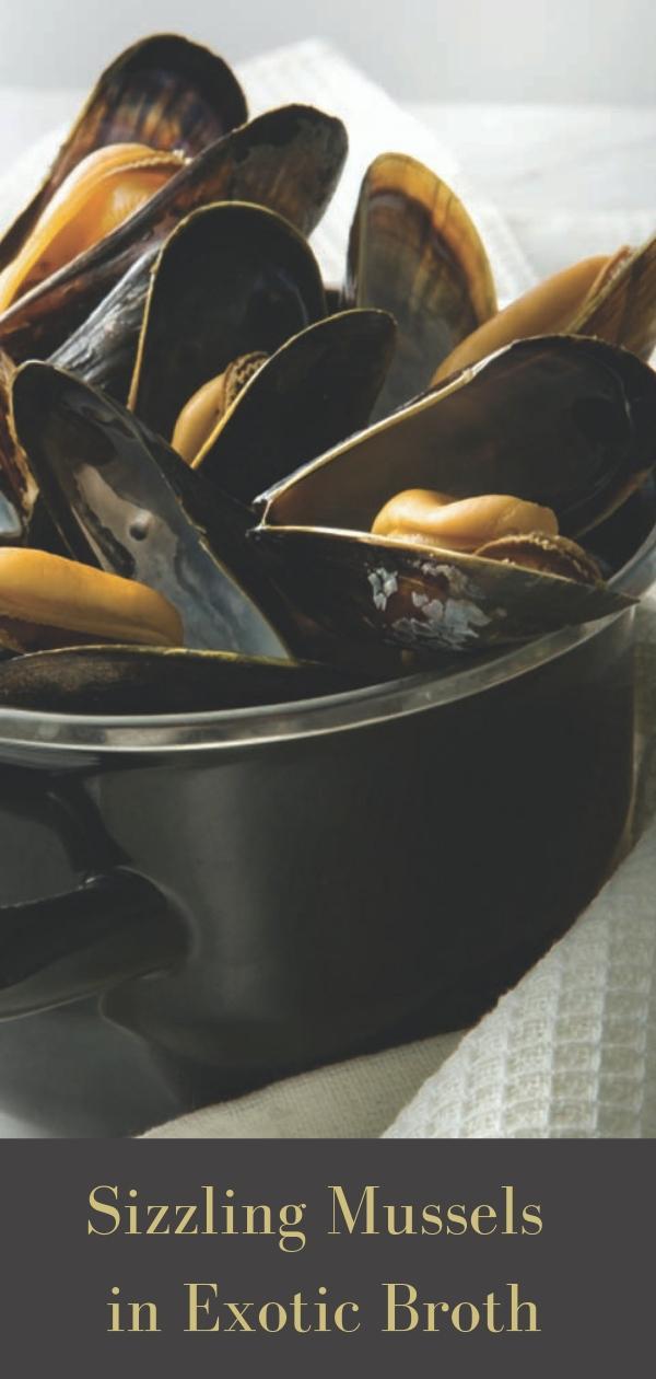 Healthy Mussels Recipe graphic