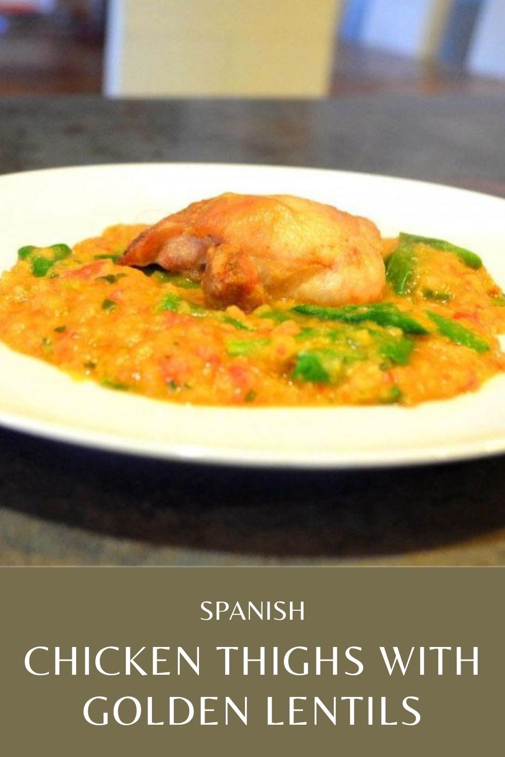 Spanish Chicken and Lentils graphic