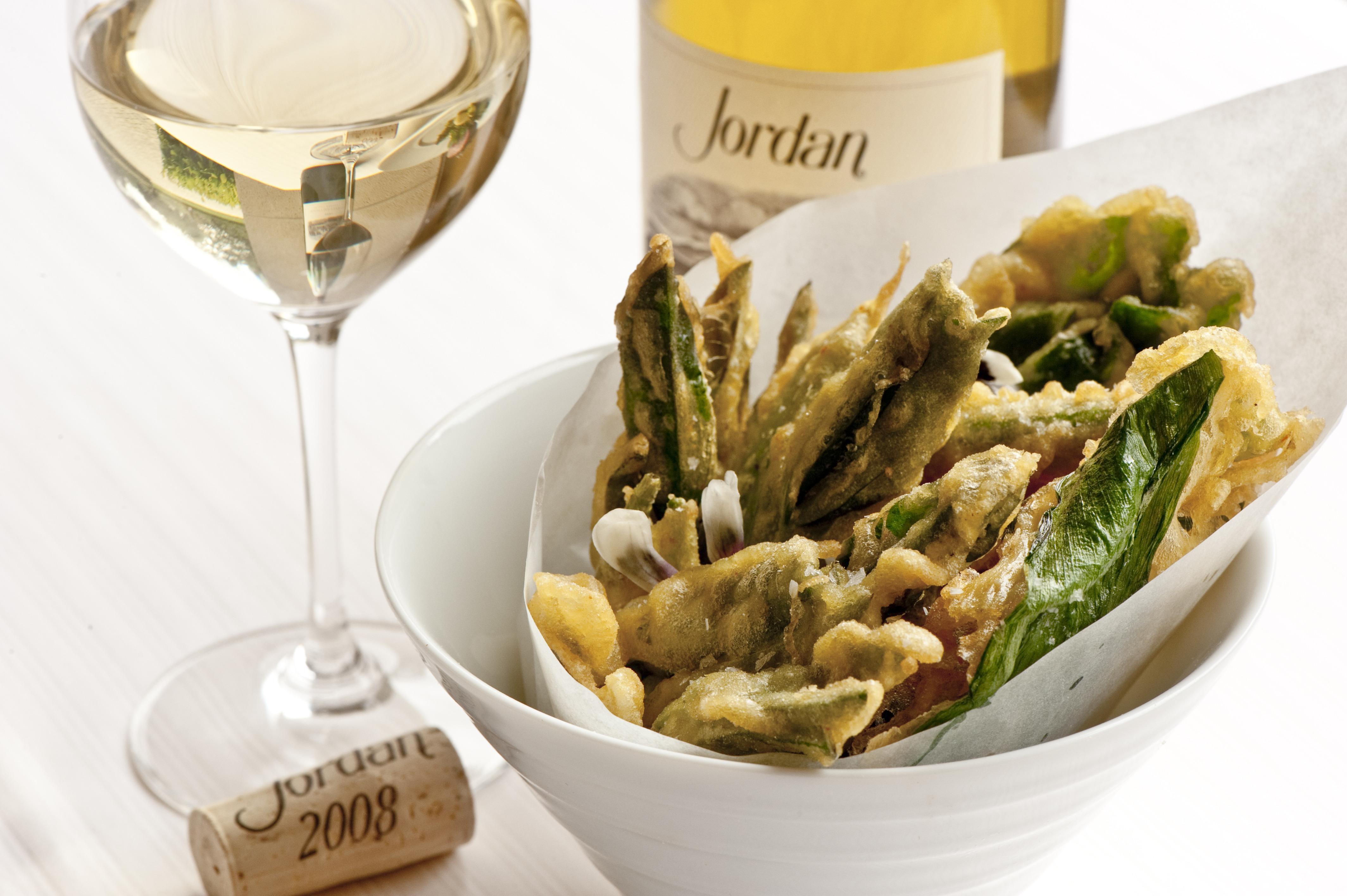 Vegetable tempura recipe and Jordan Chardonnay