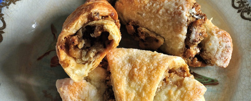 closeup of Grandma's rugelach recipe