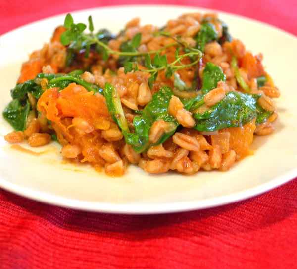 Easy Butternut Farrotto Recipe (farro risotto) Eat Something Sexy
