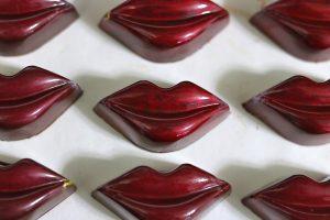 Artisanne Chocolatier Hand-painted Lips | Eat Something Sexy