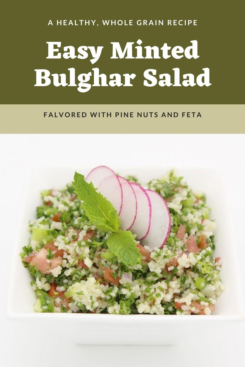 Minted Bulghar Salad Graphic