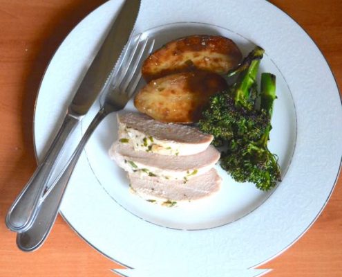 The Easiest Herb Roast Chicken and Baby Fingerling Potatoes 2 Easy Roast Chicken and Fingerlings | Eat Something Sexy
