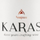 Karas red wine label shot