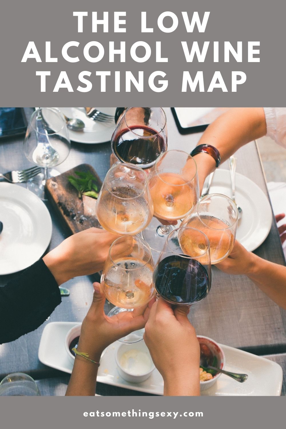 low alcohol wine tasting map graphic