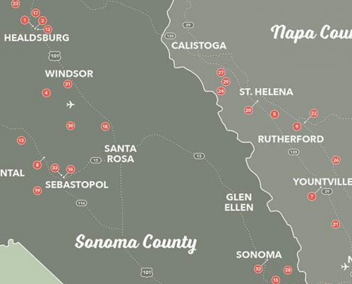 low-alcohol wine tasting map | EatSomethingSexy.com