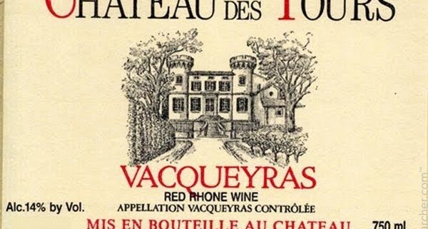 Chateau des Tours bottle label