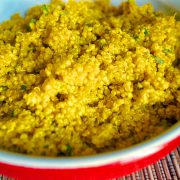 Meyer Lemon Quinoa with Turmeric, Black Pepper and Basil 2 Meyer Lemon Quinoa with Turmeric, Black Pepper and Basil--a simple side dish