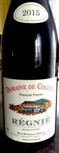 2015 Domaine de Colette Regnie Crus Beaujolais bottle shot