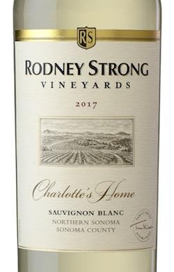 Rodney Strong Charlotte's Home Sauvignon Blanc--the quintessential example of Sonoma County Sauvignon Blanc