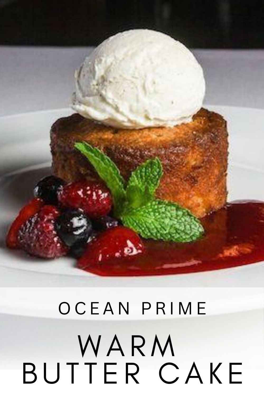 ocean prime warm butter cake graphic