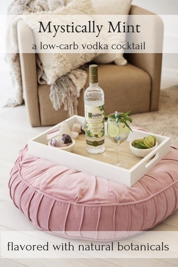 Mystically Mint low carb alcoholic drink graphic