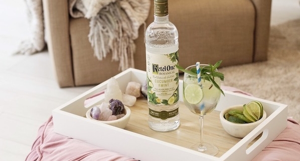 A Friendsgiving Cocktail with Ketel One Botanical Cucumber & Mint