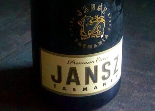 Label shot of Janz Premium Cuvée Tasmanian Sparkling Wine