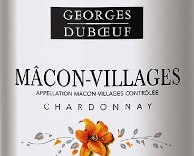 Label Shot of Georges DuBoeuf White Burgundy