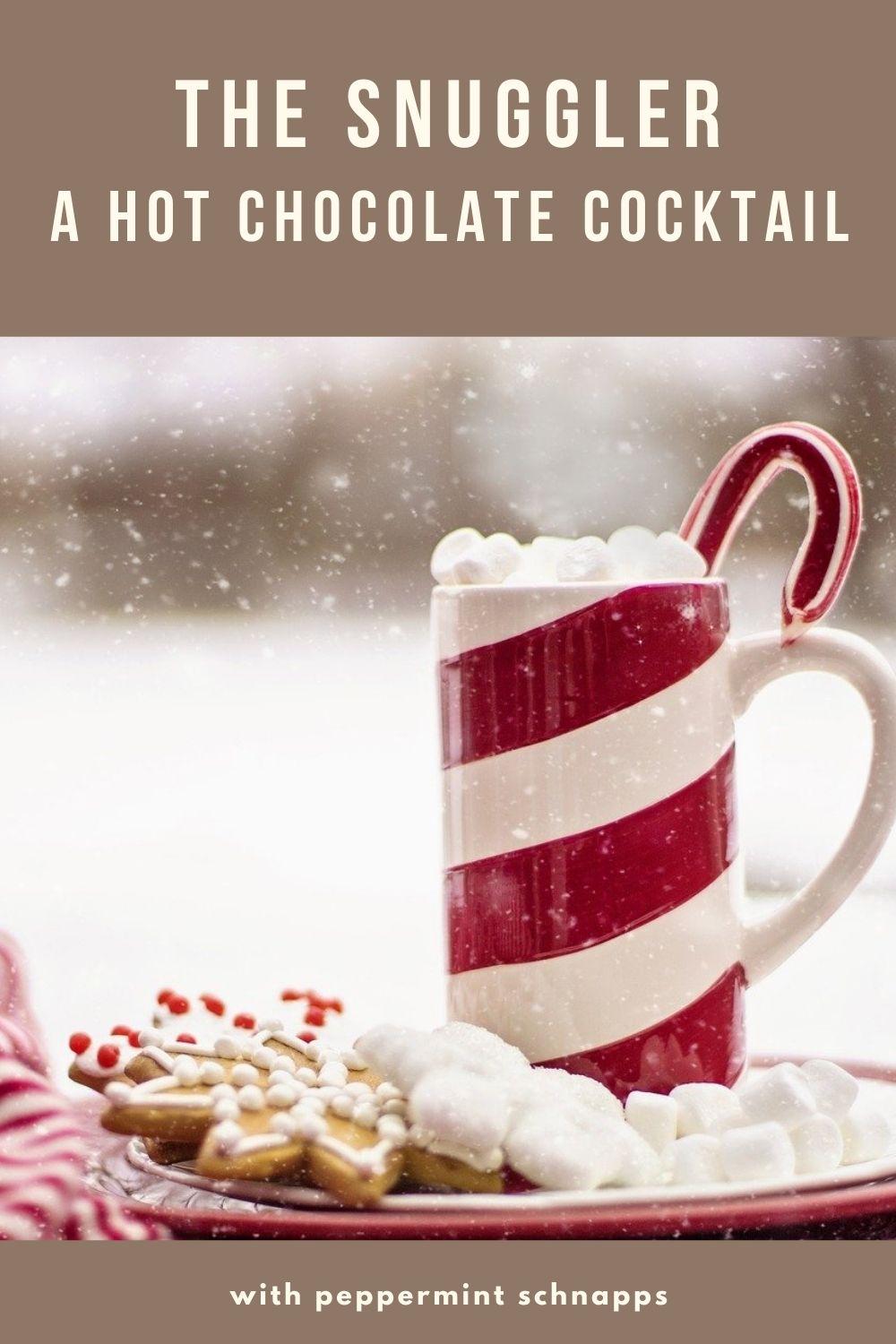 The Snuggler hot chocolate cocktail graphic