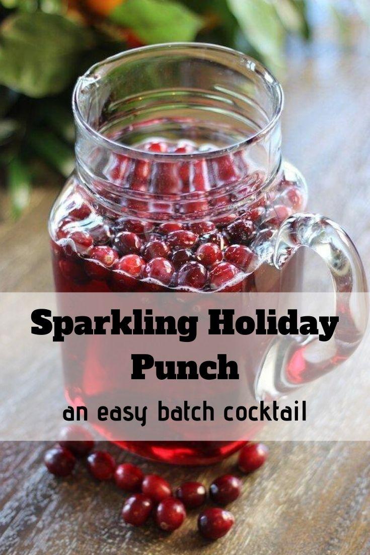 Sparkling Christmas Punch recipe graphic