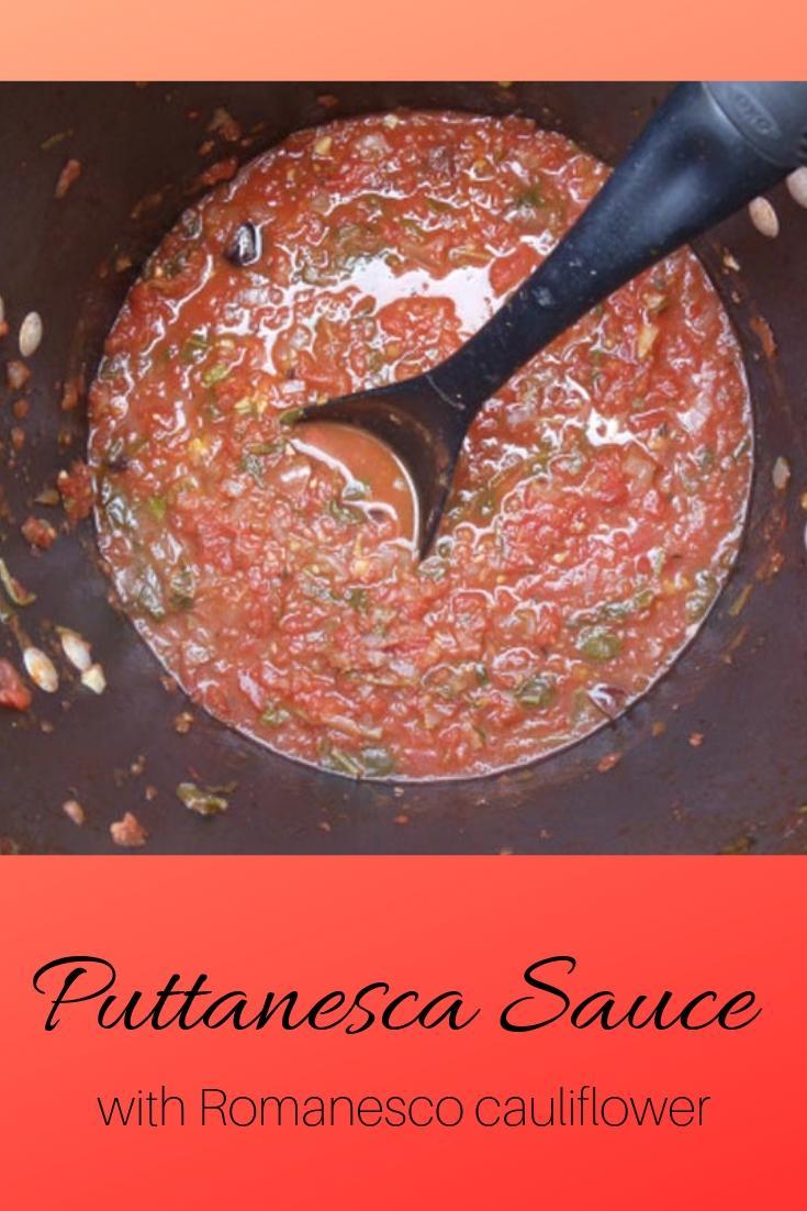 Puttanesca Sauce Pinnable Graphic
