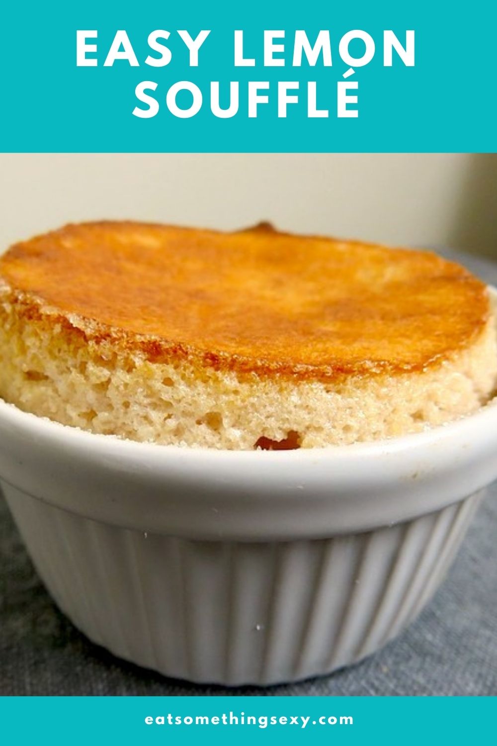 lemon souffle recipe graphic