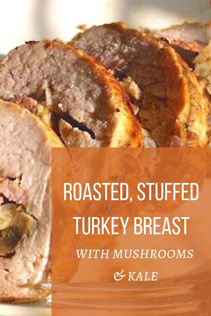 roasted stuffed turkey breast roll graphic