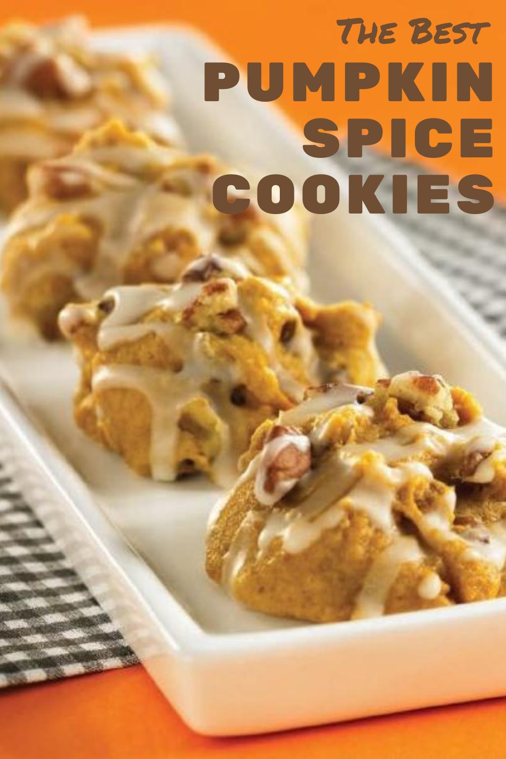 Pumpkin Spice Cookies Recipe Graphic