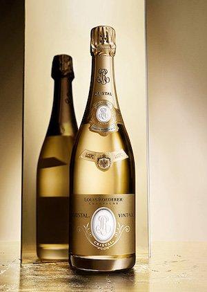 Cristal bottle shot