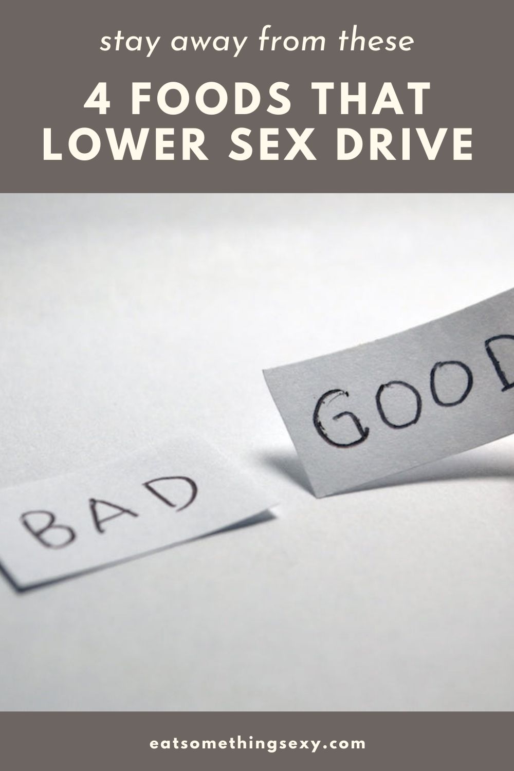 foods that lower sex drive graphic